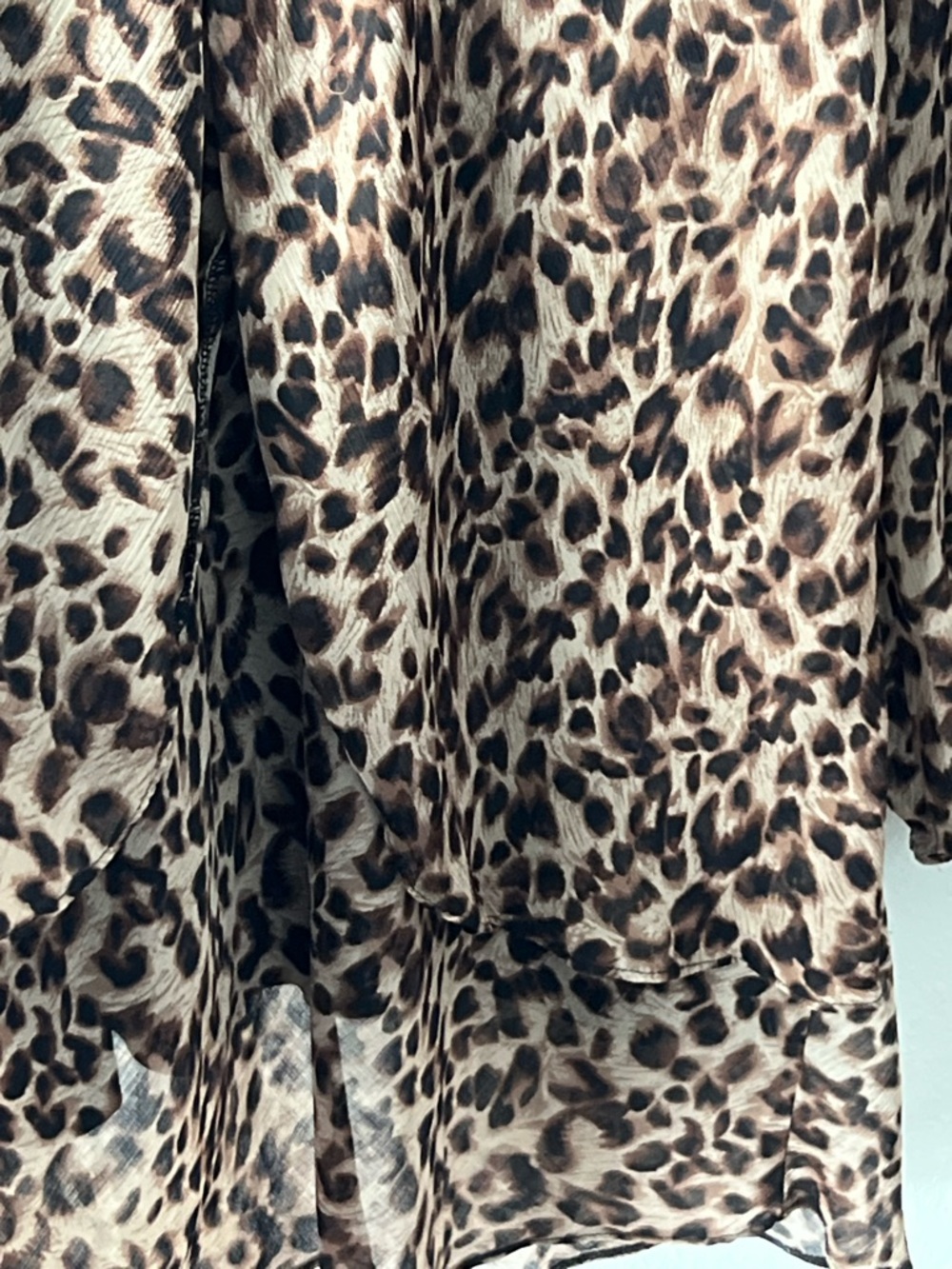 Roz & Ali Brown Leopard Print Scoop Neck Tunic, Size 1X - Picture 9 of 12
